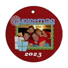 2023 Round Double Sided Ornament 2 - Round Ornament (Two Sides)