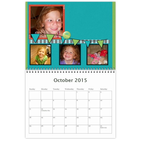 2015 New Calendar 5 By Martha Meier Oct 2015