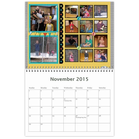 2015 New Calendar 5 By Martha Meier Nov 2015