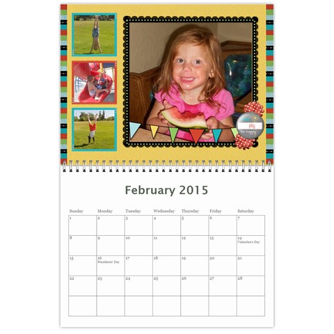 2015 New Calendar 5 By Martha Meier Feb 2015