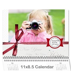 Year calendar - Wall Calendar 11  x 8.5  (12-Months)