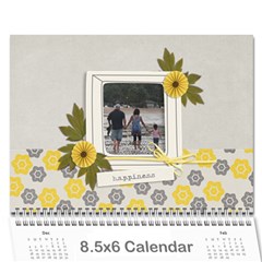 Wall Calendar 8.5 x 6 - Happiness - Wall Calendar 8.5  x 6 