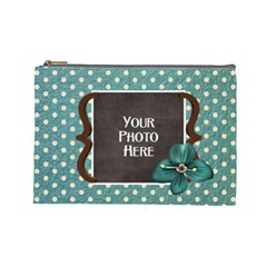Thoughts of Friendship Large Cosmetic Bag 2 - Cosmetic Bag (Large)