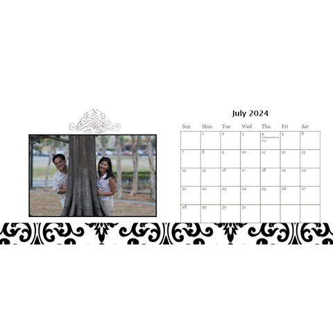 Desktop Calendar 11  X 5  Jul 2024
