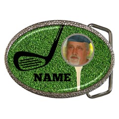Golfer s Belt Buckle with name