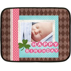 happy birthday - Fleece Blanket (Mini)