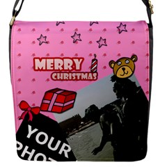 CHRISTMAS FLAP CLOSURE BAG - Flap Closure Messenger Bag (S)