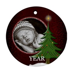Special Year Round Ornament (2 Sided) - Round Ornament (Two Sides)