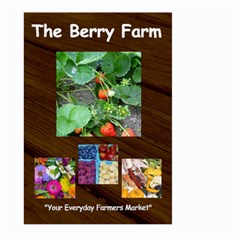 berry farm flag - Large Garden Flag (Two Sides)