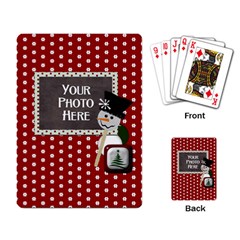 Snowman Craft Playing Cards - Playing Cards Single Design (Rectangle)