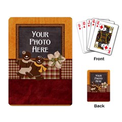 Gingerbread Men Playing Cards - Playing Cards Single Design (Rectangle)
