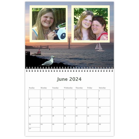 2024 Ocean Theme Calendar By Kim Blair Jun 2024