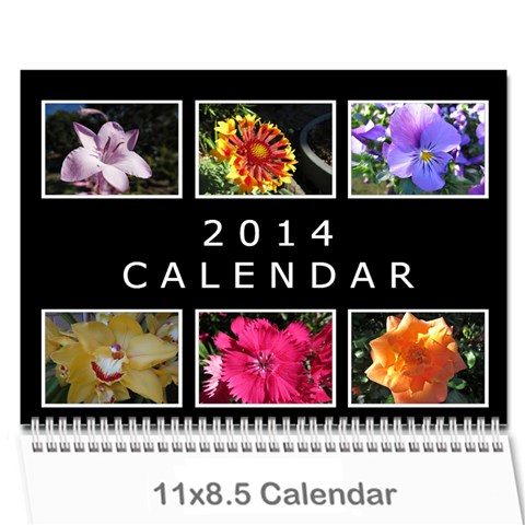 2014 Flower Calendar  By Mim Cover