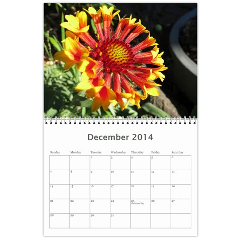 2014 Flower Calendar  By Mim Dec 2014