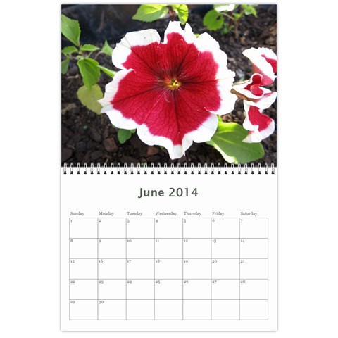2014 Flower Calendar  By Mim Jun 2014