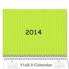 Calendar 2014 - Wall Calendar 11  x 8.5  (12-Months)