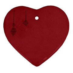 ornament - Heart Ornament (Two Sides)
