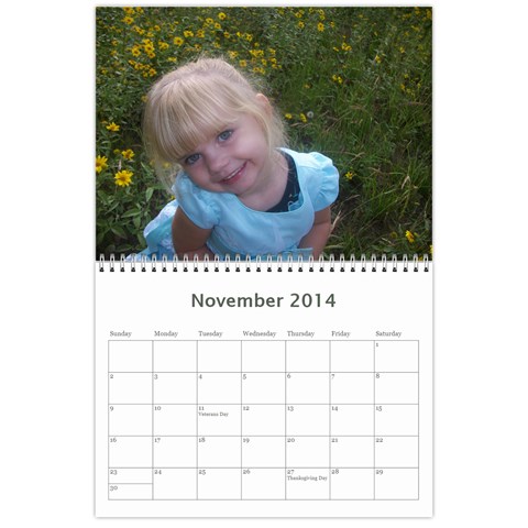 Calendar 2013 Nov 2014
