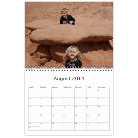 Calendar 2013 Aug 2014