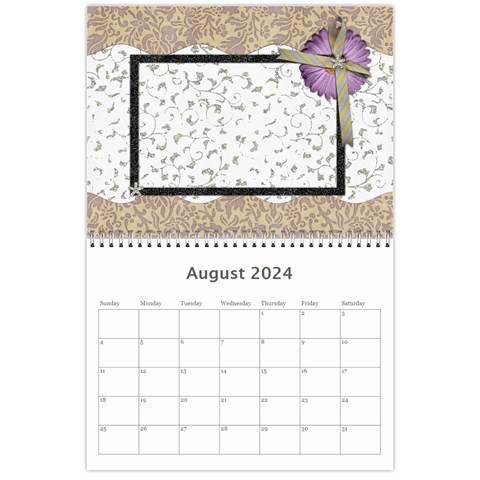 2024 Calender Elegance By Shelly Aug 2024