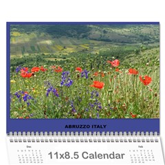 Italy  - Wall Calendar 11  x 8.5  (12-Months)