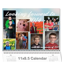 2014 Calendar - Wall Calendar 11  x 8.5  (12-Months)