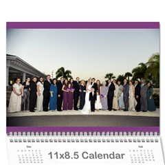 manny - Wall Calendar 11  x 8.5  (12-Months)