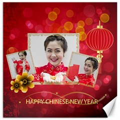 chinese new year - Canvas 12  x 12 