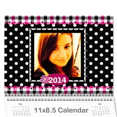 calendario duda 2014 - Wall Calendar 11  x 8.5  (12-Months)