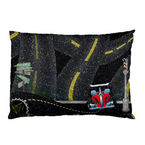 Roadtrip Pillow By Barbara Ryan Back