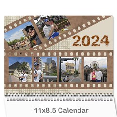 Male Calendar No 2 (any year) - Wall Calendar 11  x 8.5  (12-Months)