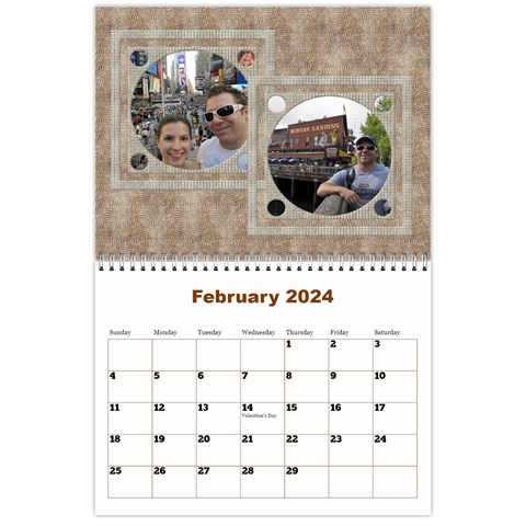 Male Calendar No 2 (any Year) By Deborah Feb 2024