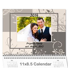 My Calendar 2014 - Wall Calendar 11  x 8.5  (12-Months)