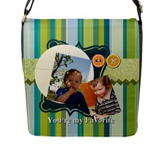 kids - Flap Closure Messenger Bag (L)