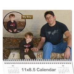 calendar Lil Tiger2 - Wall Calendar 11  x 8.5  (12-Months)