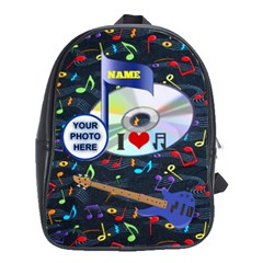 Music large bookbag - School Bag (Large)
