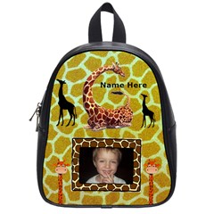Giraffe small bookbag #2 - School Bag (Small)