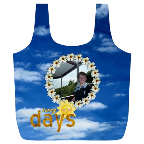Sunny Days Xl Full Print Recycle Bag By Catvinnat Front