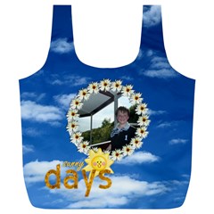Sunny Days XL Full Print Recycle Bag - Full Print Recycle Bag (XL)