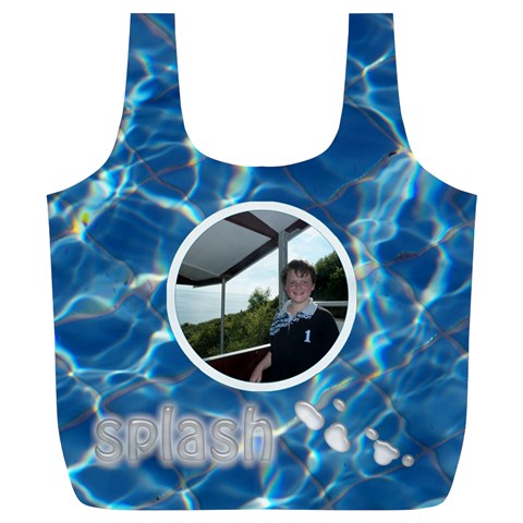 Splash Swim Bag Xl Full Print Recycle Bag By Catvinnat Front