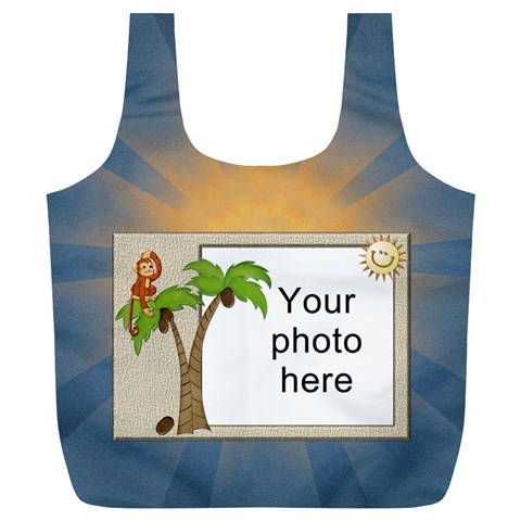 Tropical Xl Full Print Recycle Baag By Lil Back