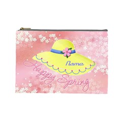 Happy Spring large cosmetic bag - Cosmetic Bag (Large)