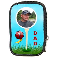 Golf Dad compact camera case - Compact Camera Leather Case