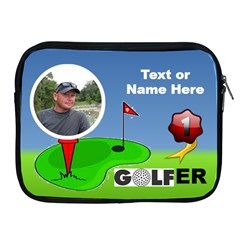 #1 Golfer Apple iPad Zipper Case