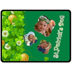 st patrick s Day - Two Sides Fleece Blanket (Large)
