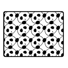 panda - Two Sides Fleece Blanket (Small)