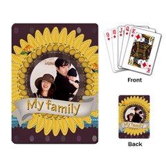 family - Playing Cards Single Design (Rectangle)