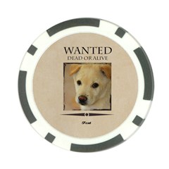 wanted - Poker Chip Card Guard