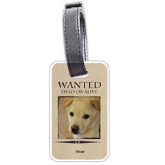 wanted - Luggage Tag (two sides)