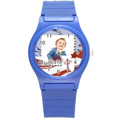 usa - Round Plastic Sport Watch (S)